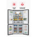 Refrigerator: Toshiba 650 L Frost Free Inverter 4-Door Refrigerator (GR-RF646WE-PGI, Classy Blue Glass Door Finish, Futuristic Plasma + Pure Technology) (GR-RF646WE-PGI(24))